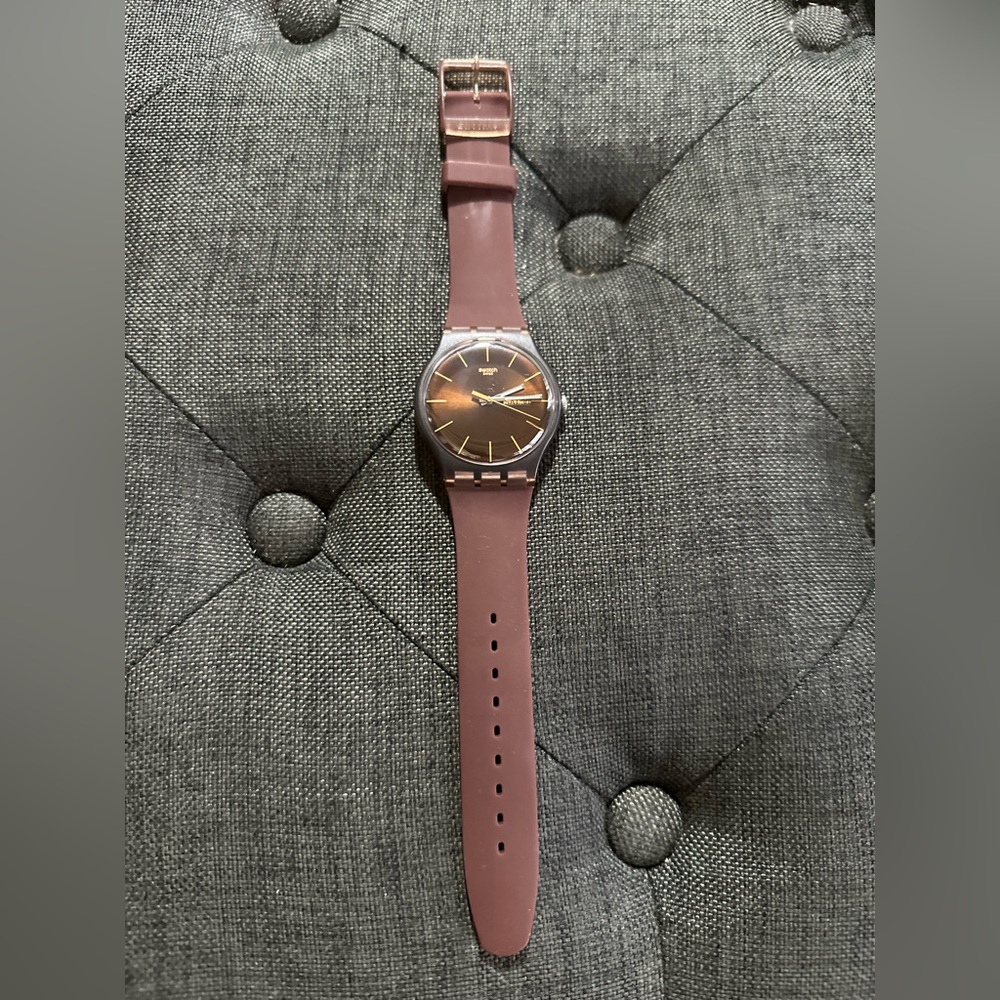Chocolate Swatch Watch! Unisex